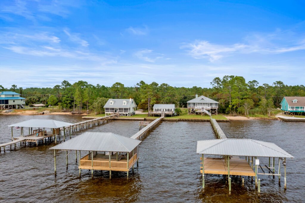 Private piers on Mobile Bay - fairhope vacation rental