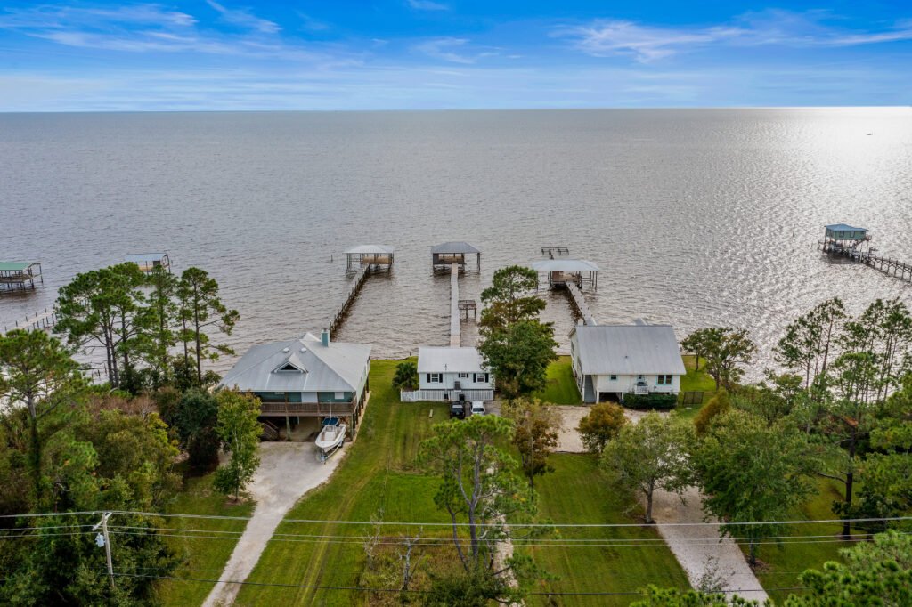 Charming bayfront getaway piers on bay
