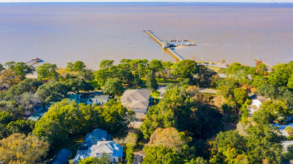 View of Fairhope Pier from Emerson House