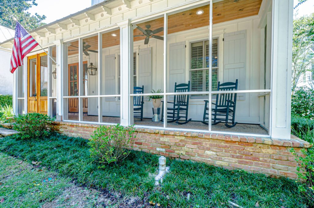 Emerson House Fairhope vacation rental - exterior front - porch w/ rocking chairs