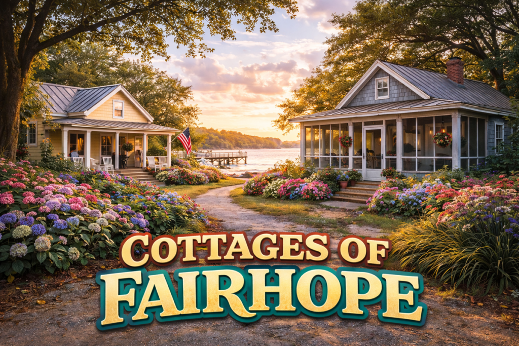 Cottages of Fairhope - waterfront cottages on Mobile Bay