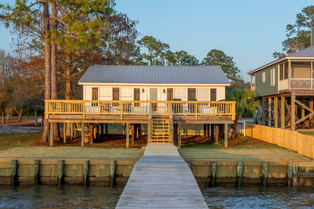 Fairhope bayfront vacation rental front exterior